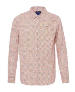 Chemise Imprimé Rouille Homme -Terre De Marins prod 4823 chemise chemisier ml imprime rouille faigo 666x812 fc7ea0111e0b