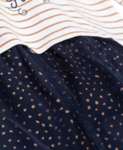 Robe Fille Effet 2 En 1 + Bandeau -Terre De Marins prod 5132 robe accessoire fond blanc optique raye rose filona 666x812 fc7ea0111e0b