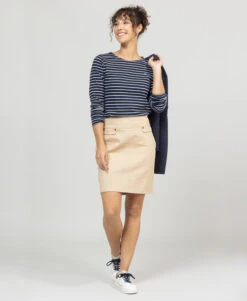 Jupe Courte Beige Femme -Terre De Marins prod 5223 jupe courte beige nusar 666x812 fc7ea0111e0b