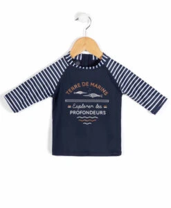 T-shirt De Bain Manches Longues Garçon