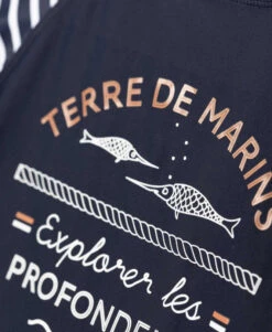 T-shirt De Bain Manches Longues Garçon -Terre De Marins prod 5556 maillot de bain bleu misolan 666x812 fc7ea0111e0b