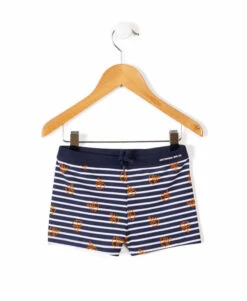 Boxer De Bain Rayé Bicolore Garçon