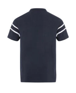 Polo Bleu Marine Rayure Placée Blanche Homme -Terre De Marins prod 5814 polo mc indigo harpix 666x812 fc7ea0111e0b