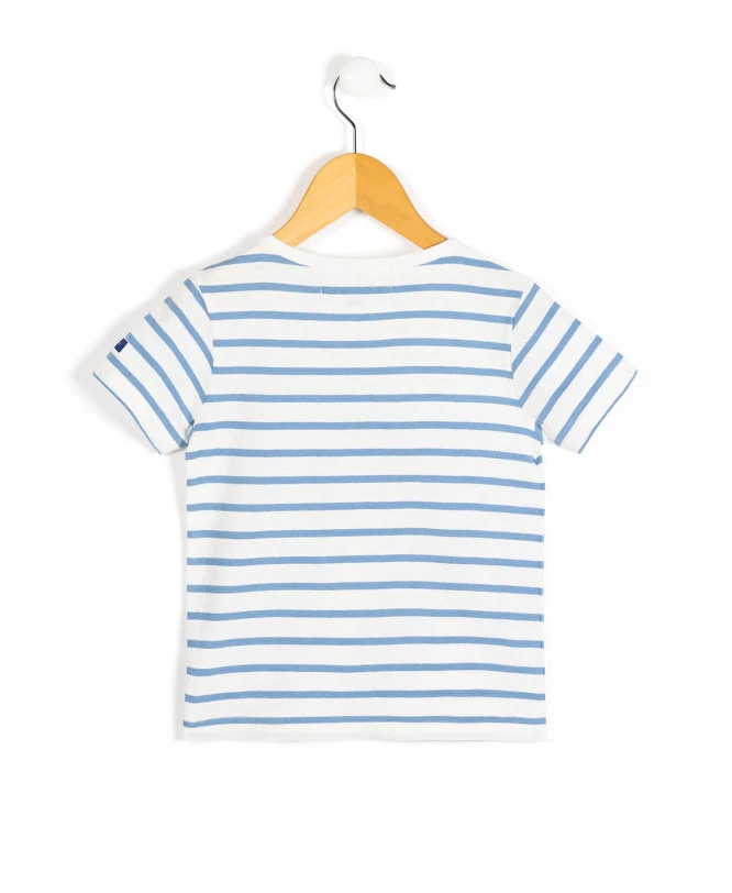 MARINIERE MC FOND NATUREL RAYE BLEU CIEL AQOI 4 MARINIERE MC FOND NATUREL RAYE BLEU CIEL AQOI – Image 2