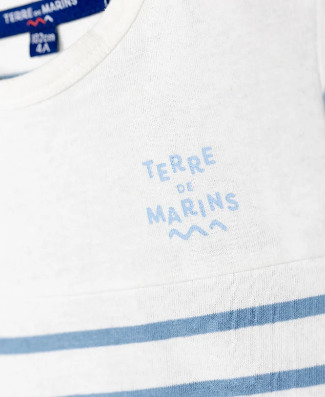 MARINIERE MC FOND NATUREL RAYE BLEU CIEL AQOI 5 MARINIERE MC FOND NATUREL RAYE BLEU CIEL AQOI – Image 3