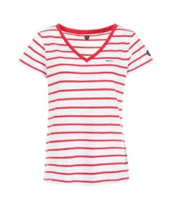 MARINIERE MC RAYE BLANC/ROSE HIBISCUS PALAVA