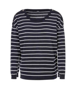 Pull Marin Bleu Marine Femme