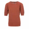 Pull Manches Courtes Rouille Femme -Terre De Marins prod 5956 pull rouille dolcy 666x812 fc7ea0111e0b