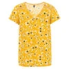 Blouse Manches Courtes Imprimé Jaune Femme -Terre De Marins prod 6019 blouse mc imprime jaune claie 666x812 fc7ea0111e0b