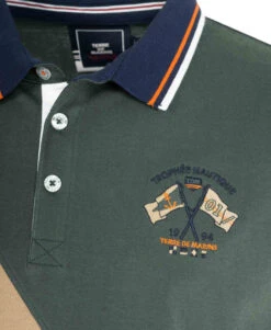 Polo Manches Longues Rayure Oblique Homme 7 Polo Manches Longues Rayure Oblique Homme -Terre De Marins prod 606 polo ml vert bouteille bleu indigo lorens 666x812 fc7ea0111e0b