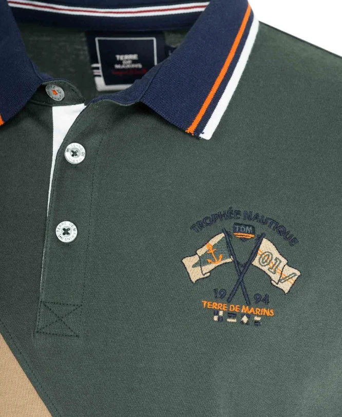 Polo Manches Longues Rayure Oblique Homme 5 Polo Manches Longues Rayure Oblique Homme – Image 3