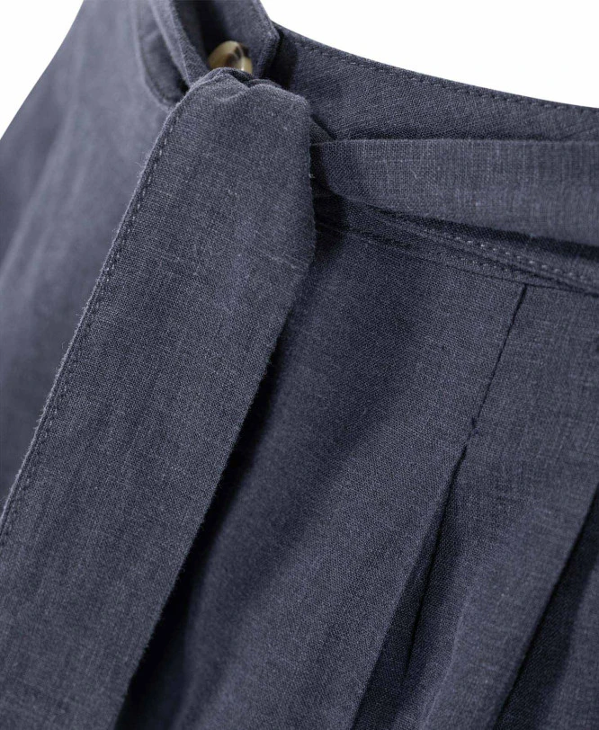 Short Fluide Bleu Marine Femme 5 Short Fluide Bleu Marine Femme – Image 3