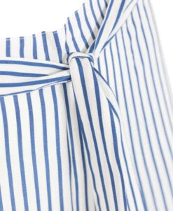 Pantacourt Fluide Rayé Femme -Terre De Marins prod 6135 pantacourt fond naturel raye bleu yflo 666x812 fc7ea0111e0b