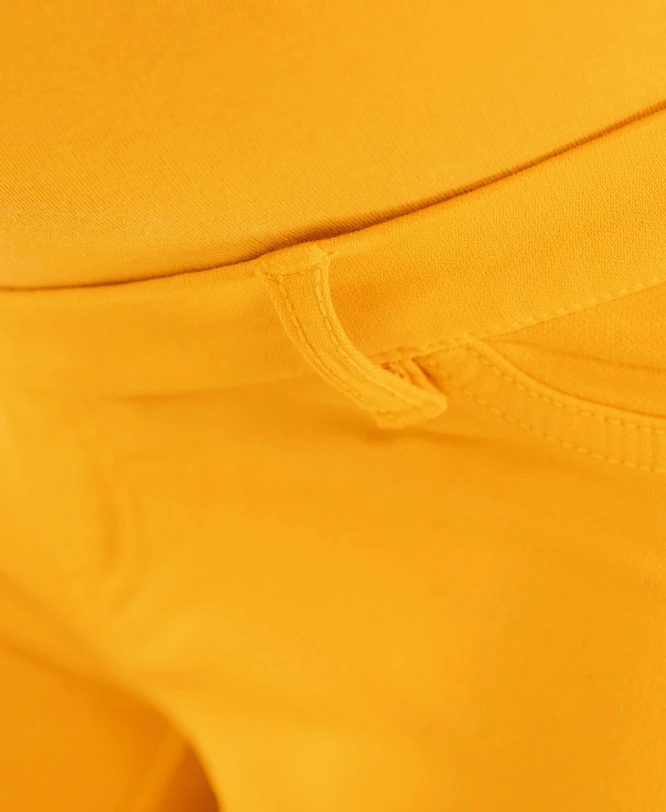 Pantalon De Grossesse 7/8ème Jaune Femme 5 Pantalon De Grossesse 7/8ème Jaune Femme – Image 3