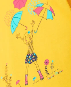 T-shitrt Manches Longues Fille Imprimé Jaune -Terre De Marins prod 633 tee shirt ml jaune cumin evaline 666x812 fc7ea0111e0b