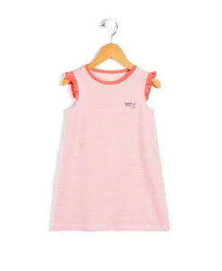 Chemise De Nuit Rayé Corail Fille