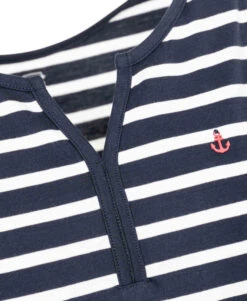 Robe Longue Rayée Sans Manches Femme -Terre De Marins prod 6484 robe ssm fond bleu raye blanc pilda 666x812 fc7ea0111e0b