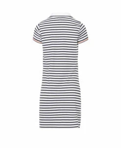 Robe Rayée Manches Courtes Femme -Terre De Marins prod 6492 robe mc fond blanc raye indigo nyela 666x812 fc7ea0111e0b