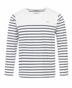 Marinière Authentique Homme -Terre De Marins prod 6576 mariniere ml fond blanc opt raye marine calunque 666x812 fc7ea0111e0b