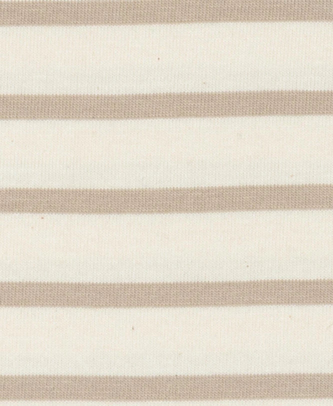 Marinière éco Conçue Femme Manches Courtes Grège/sable 5 Marinière éco Conçue Femme Manches Courtes Grège/sable – Image 3