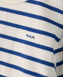 Marinière Garçon éco-conçue Bleu/blanc 7 Marinière Garçon éco-conçue Bleu/blanc -Terre De Marins prod 6607 mariniere ml fd grege raye bleu vif ecogal 666x812 fc7ea0111e0b