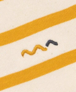 Marinière Garçon Manches Courtes Fond Grège Rayé Jaune -Terre De Marins prod 6615 mariniere mc fond grege raye jaune ecogark 666x812 fc7ea0111e0b