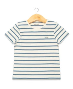 MARINIERE MC FD GREGE RAYE BLEU CIEL ECOFIK