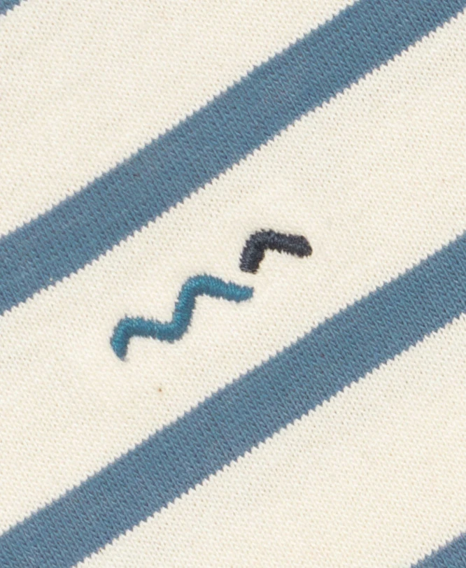 MARINIERE MC FD GREGE RAYE BLEU CIEL ECOFIK 5 MARINIERE MC FD GREGE RAYE BLEU CIEL ECOFIK – Image 3