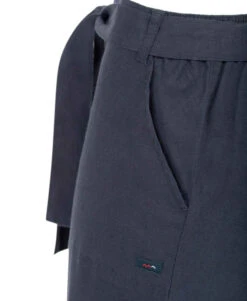 Pantacourt En Lin Bleu Marine Femme -Terre De Marins prod 6725 pantacourt marine liany 666x812 fc7ea0111e0b