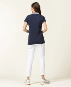 Polo Manches Courtes Bleu Marine Femme -Terre De Marins prod 6852 polo mc indigo colay 666x812 fc7ea0111e0b