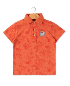 POLO MC ORANGE CITROUILLE COPALO -Terre De Marins prod 7056 polo mc orange citrouille copalo 666x812 fc7ea0111e0b