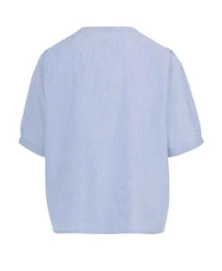 Chemise Rayée Manches Courtes Bleu/blanc Femme 8 Chemise Rayée Manches Courtes Bleu/blanc Femme -Terre De Marins prod 7068 chemise chemisier mc raye blanc bleu esmi 666x812 fc7ea0111e0b