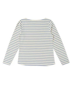 MARINIERE ML FOND GREGE RAYE BLEU ECOFEL -Terre De Marins prod 7109 mariniere ml fond grege raye bleu ecofel 666x812 fc7ea0111e0b