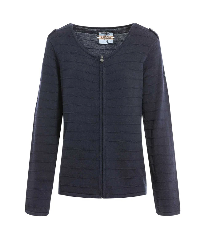 Gilet Tricot Bleu Nuit Femme 3 Gilet Tricot Bleu Nuit Femme