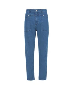 Jean 7/8ème Femme -Terre De Marins prod 7217 pantacourt denim bleach mochi 666x812 fc7ea0111e0b