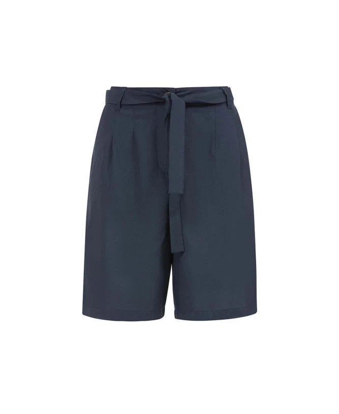 Bermuda Long Bleu Marine En Viscose Femme 3 Bermuda Long Bleu Marine En Viscose Femme