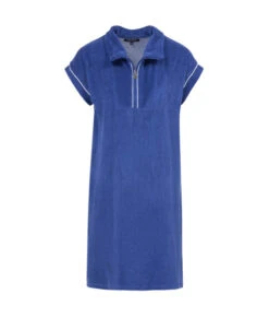Robe éponge Bleu Femme -Terre De Marins prod 7290 robe mc bleu outremer chine podie 666x812 fc7ea0111e0b