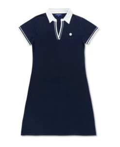 Robe Polo Bleu Marine Femme -Terre De Marins prod 7296 robe mc bleu indigo pamady 666x812 fc7ea0111e0b
