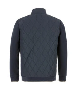 Veste Bi-matière Bleu Marine Homme -Terre De Marins prod 7316 veste ml indigo jortou 666x812 fc7ea0111e0b