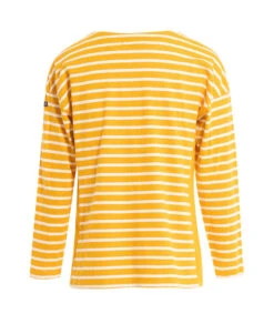 T-shirt Manches Longues Rayé Jaune Femme 6 T-shirt Manches Longues Rayé Jaune Femme -Terre De Marins prod 734 tee shirt ml fond naturel raye jaune abor 666x812 fc7ea0111e0b