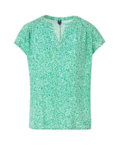 Blouse Verte Imprimé Femme -Terre De Marins prod 7577 blouse mc imprime vert osblo 666x812 fc7ea0111e0b