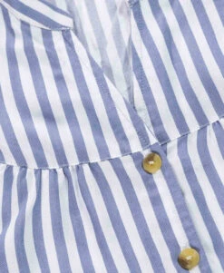 Robe Rayée Manches 3/4 Femme -Terre De Marins prod 7646 robe ml raye blanc bleu pamcony 666x812 fc7ea0111e0b