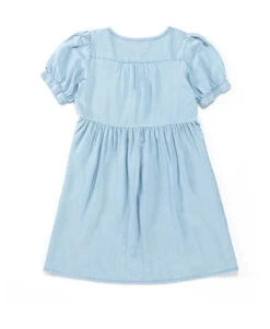 Robe Courte Jean Lyocell Femme -Terre De Marins prod 7651 robe mc denim clair piran 666x812 fc7ea0111e0b