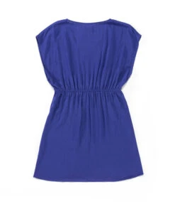 Robe De Plage Femme 8 Robe De Plage Femme -Terre De Marins prod 7654 robe mc bleu robain 666x812 fc7ea0111e0b