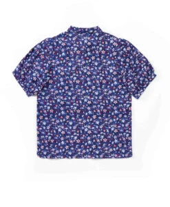 Chemise Manches Courtes Imprimé Avec Fils Métalisés Femme -Terre De Marins prod 7672 chemise chemisier ml imprime eclem 666x812 fc7ea0111e0b