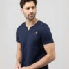 T-shirt Col Tunisien Bleu Marine Homme 2 T-shirt Col Tunisien Bleu Marine Homme -Terre De Marins prod 7719 tee shirt mc indigo agor 666x812 fc7ea0111e0b