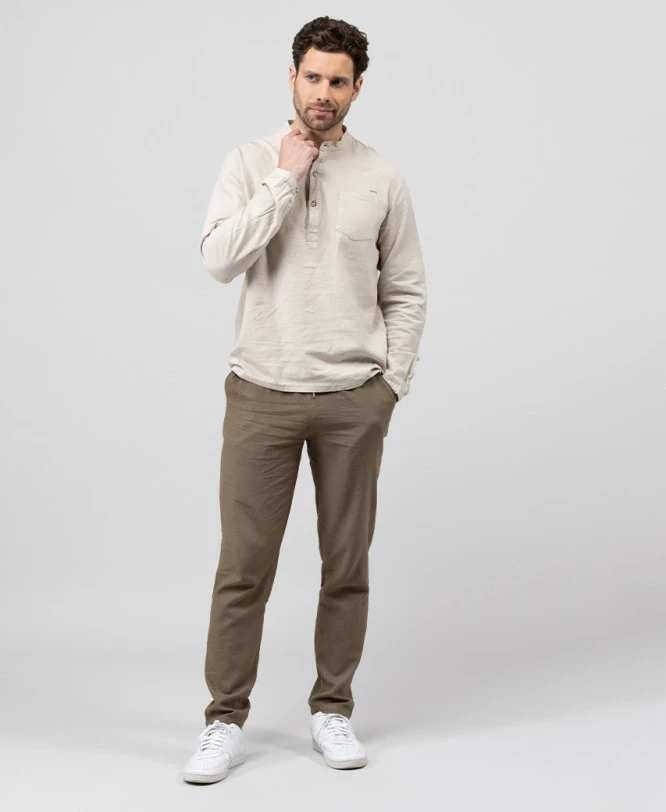 PANTALON VERT OLIVE LINDON 3 PANTALON VERT OLIVE LINDON