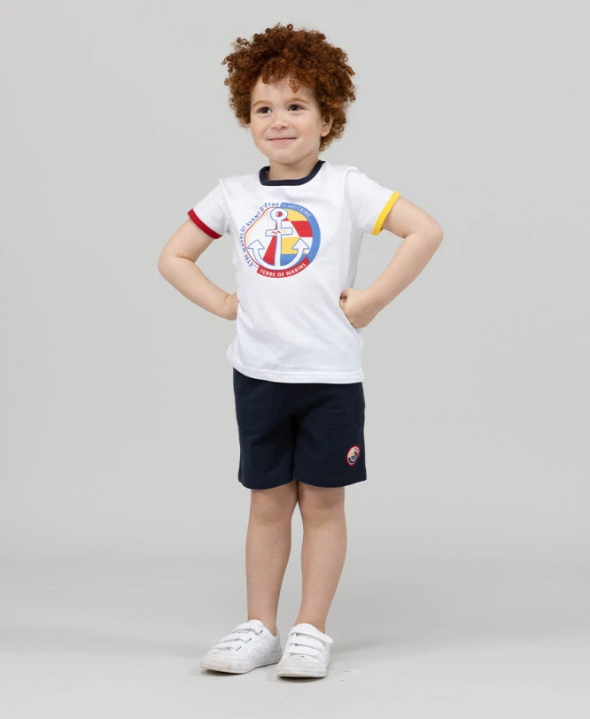 Bermuda Bleu Marine Garçon 3 Bermuda Bleu Marine Garçon