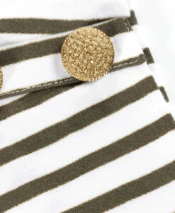 Débardeur Femme Rayé Kaki Avec Boutons Dorés -Terre De Marins prod 7892 tee shirt mc fond grege raye kaki taura 666x812 fc7ea0111e0b