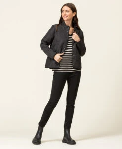 Veste Polaire Matelassée Noir Femme -Terre De Marins prod 8003 veste polaire noir verse 666x812 fc7ea0111e0b